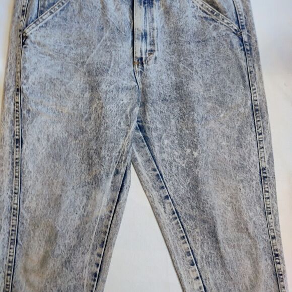 Vintage 80s CAP FERRAT Acid Wash High Rise Tapered Mom Jeans Size W31 /Womens 12 - Picture 6 of 16